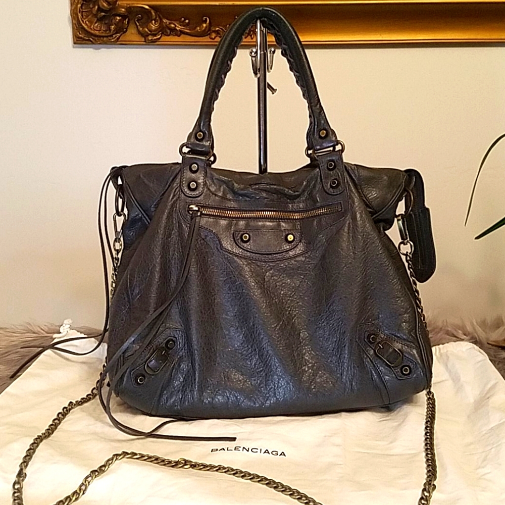 Authentic Balenciaga soft leather bag